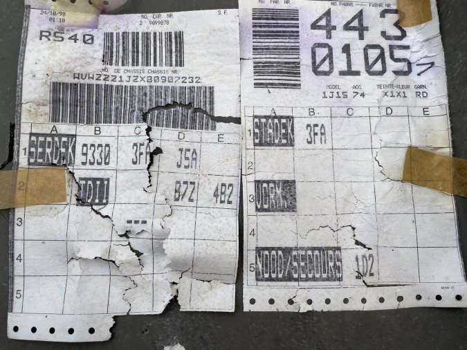 prednja izolacija za pod golf sa 3 vrata 1J1863919T