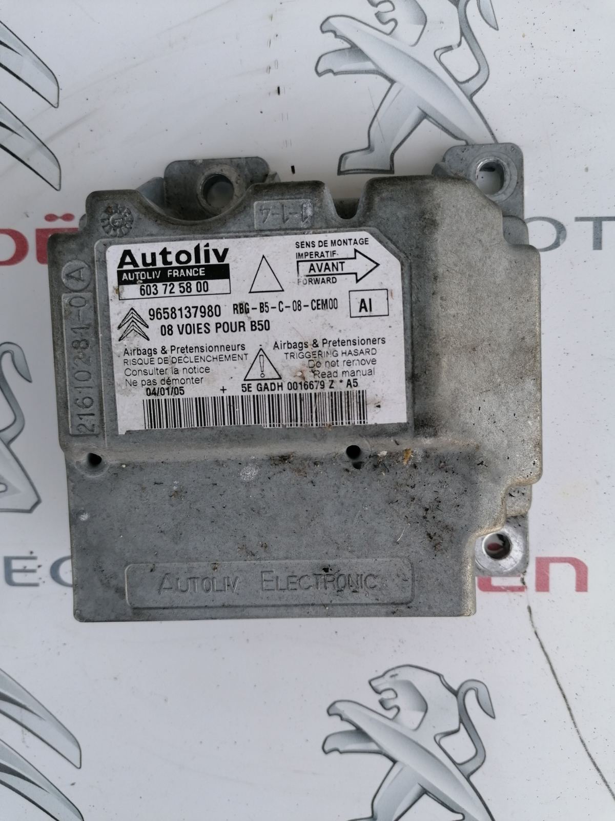 AIRBAG CENTRALA VAZDUSNI JASTUK 654633